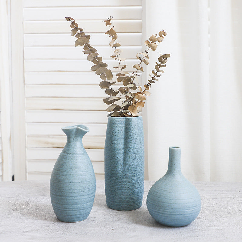 Creative Home Ceramic Crafts Ceramic Vase Desk Hydroponic Vase Decoration Home Decoration Vase