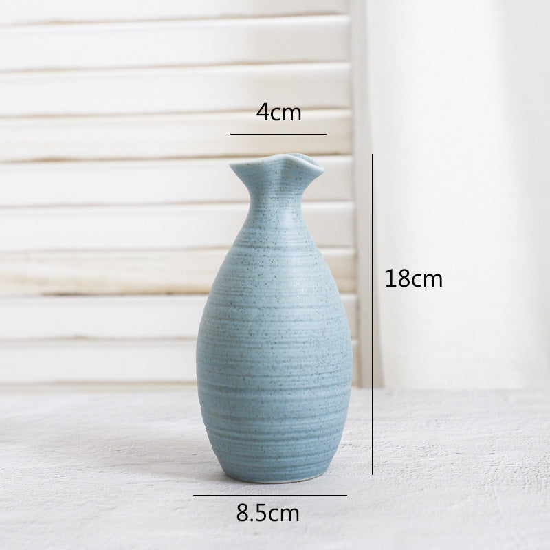 Creative Home Ceramic Crafts Ceramic Vase Desk Hydroponic Vase Decoration Home Decoration Vase
